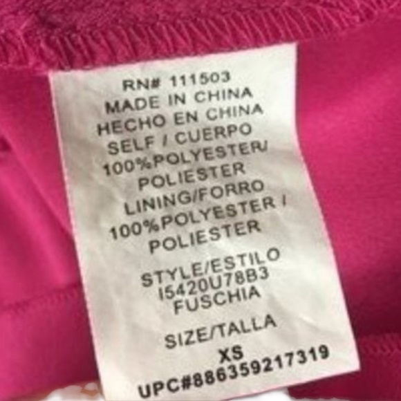 Lily Rose Tiered Fit & Flare Dress‎ XS Pink Strapless Ruffle Above Knee Flirty - Picture 6 of 7